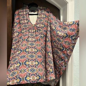 MAISIE tribal print tunic batwing dress. Size Large.